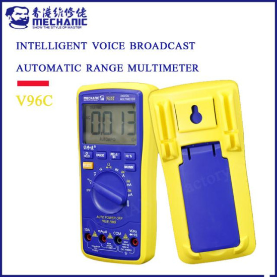 MECHANIC V96C DIGITAL DISPLAY MULTIMETER (AUTOMATIC)