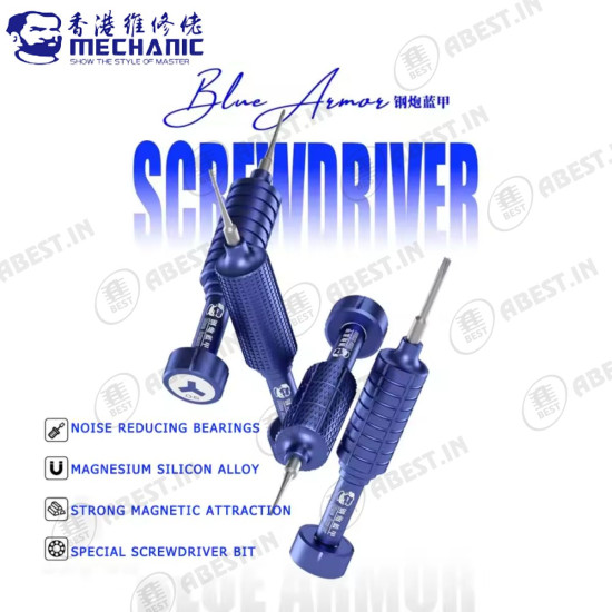 Mechanic Blue Armor 4 in 1 Precision Screwdriver Set