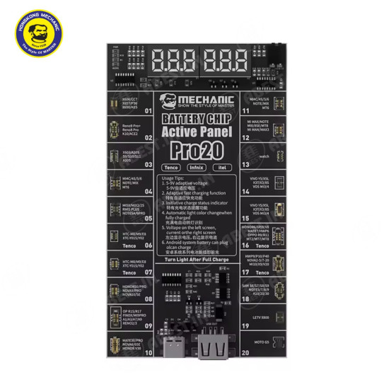 Mechanic Pro 20 Battery Chip Activation Panel for Android Devices Mechanic Pro 20 Battery Chip Activation Panel for Android Devices
