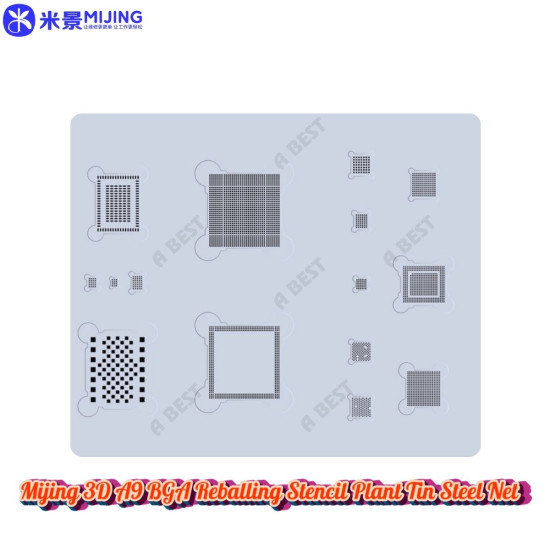 Mijing 3D A9 BGA Reballing Stencil for Apple iPhone 6S / 6S Plus Series Mijing 3D A9 BGA Reballing Stencil for Apple iPhone 6S / 6S Plus Series
