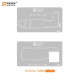 AMAOE Middle Layer Stencil for iPhone 15, 15 Plus Reballing