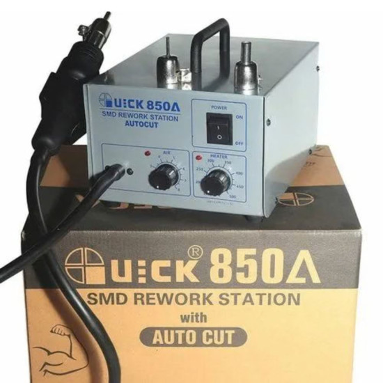 QUICK 850A AUTOCUT SMD REWORK STATION WITH DUAL CORE ELEMENT