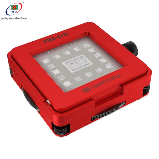 MARTVIEW RB-03 MULTI-FUNCTIONS AUTOMATIC POSITIONING UNIVERSAL BGA REBALLING STATION HOLDER TEMPLATE WITH 36 PCS STENCILS