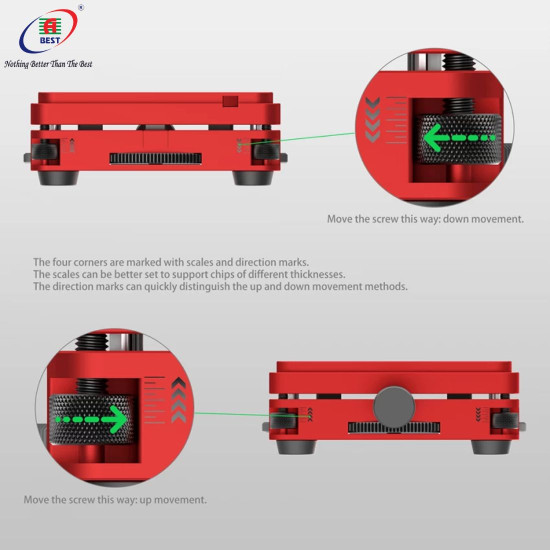 MARTVIEW RB-03 MULTI-FUNCTIONS AUTOMATIC POSITIONING UNIVERSAL BGA REBALLING STATION HOLDER TEMPLATE WITH 36 PCS STENCILS