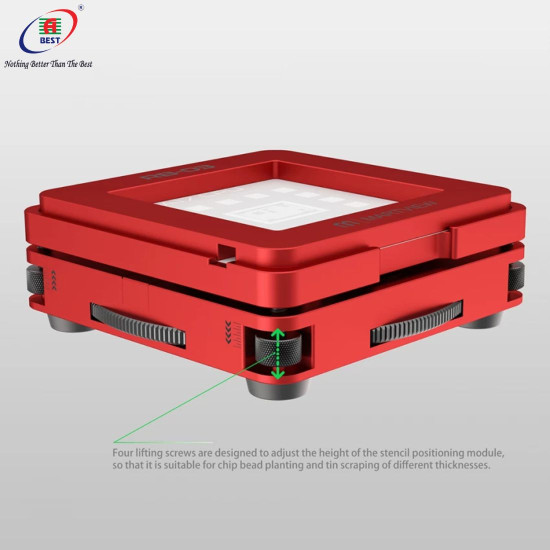 MARTVIEW RB-03 MULTI-FUNCTIONS AUTOMATIC POSITIONING UNIVERSAL BGA REBALLING STATION HOLDER TEMPLATE WITH 36 PCS STENCILS