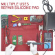 MAGNETIC INSULATION SILICONE REPAIR MAT WITH HEAT RESISTANT FOR DESK PLATFORM - 380*550MM