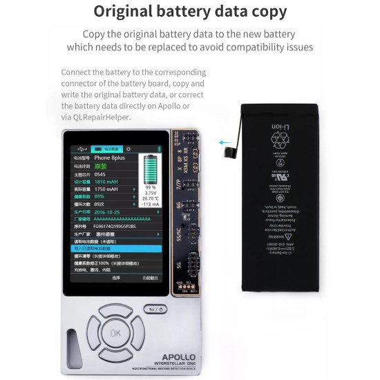 QIANLI APOLLO TRUE TONE/BATTERY PROGRAMMER FOR IPHONE 6-12 PRO MAX 