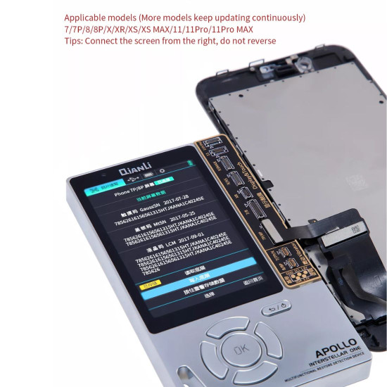 QIANLI APOLLO TRUE TONE/BATTERY PROGRAMMER FOR IPHONE 6-12 PRO MAX 