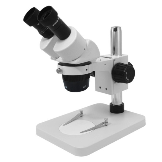 KAISI 20X/40X WIDEFIELD STEREO BINOCULAR MICROSCOPE WITH LED LIGHT