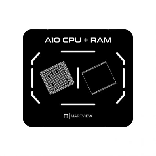 MARTVIEW RB-02 7IN1 CPU REBALLING STENCIL FULL SET FOR IPHONE A8 A9 A10 A11 A12 A13 A14