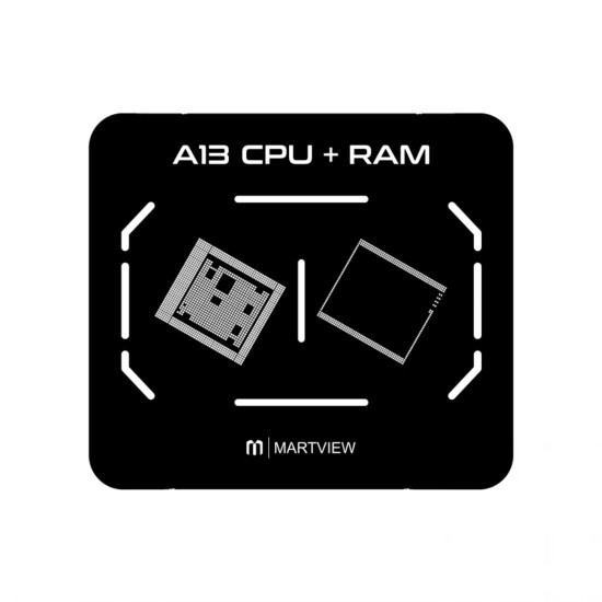 MARTVIEW RB-02 7IN1 CPU REBALLING STENCIL FULL SET FOR IPHONE A8 A9 A10 A11 A12 A13 A14