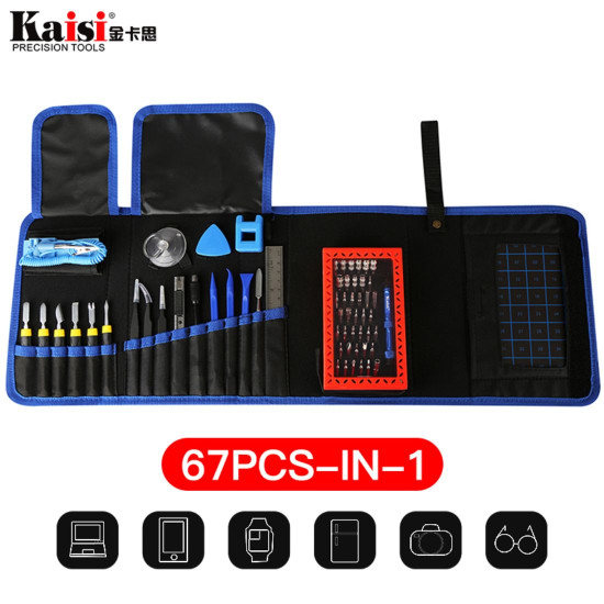 KAISI K-1766 MULTIFUNCTIONAL SCREWDRIVER TOOL SET WITH OPENER PRY & REPAIR DISASSEMBLE KIT 