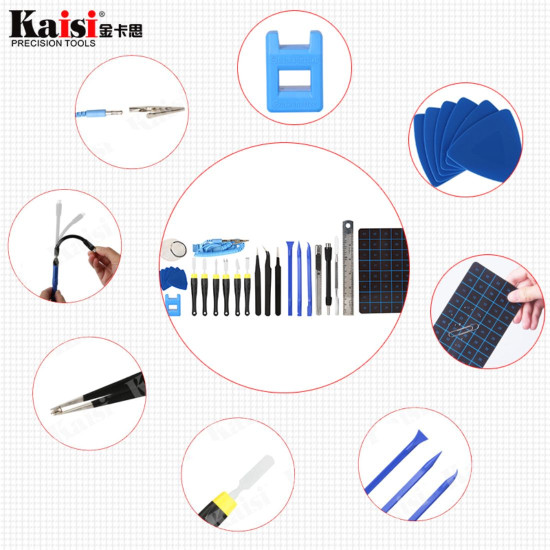 KAISI K-1766 MULTIFUNCTIONAL SCREWDRIVER TOOL SET WITH OPENER PRY & REPAIR DISASSEMBLE KIT 