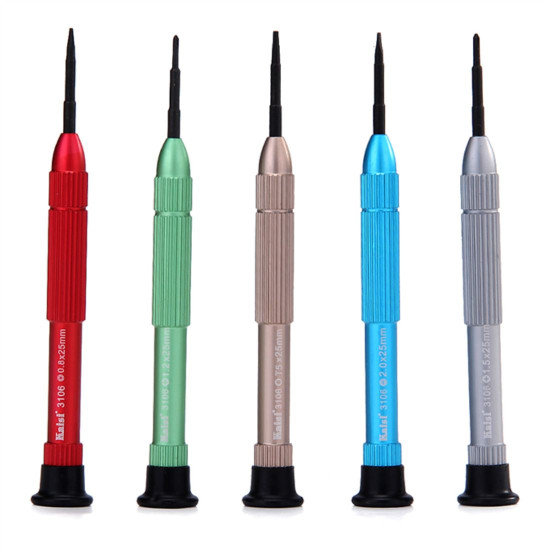 KAISI K-3106 MULTIFUNCTIONAL SCREWDRIVERS SET - 5 PCS