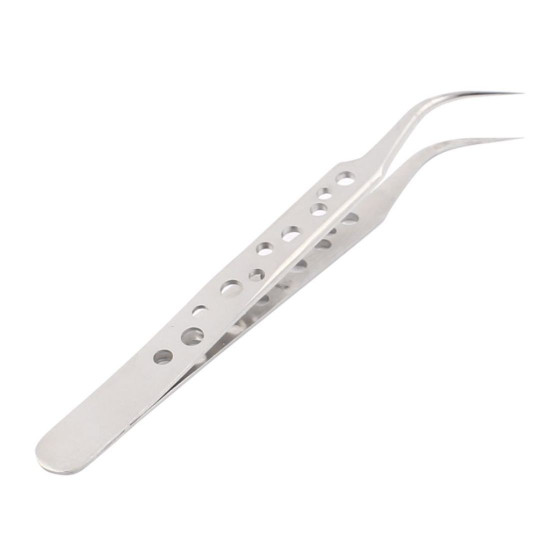 JYD 7-SA SR HOLE PRECISION TWEEZER - CURVED