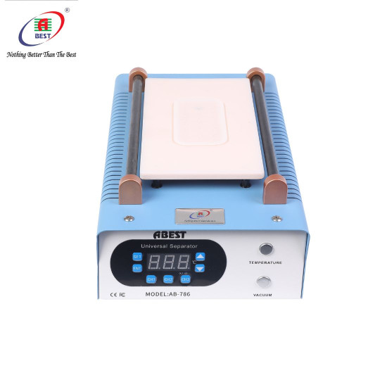 ABEST AB-786 TOUCH SEPARATOR MACHINE WITH SEPARATE BUTTON FOR HEAT & VACUUM PUMP WITH NEW OCTOPUS SILICONE PAD