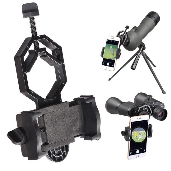 MICROSCOPE 360° MOUNT MOBILE HOLDER ADAPTER FOR CAPTURING PHOTOS AND VIDEO