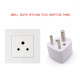 3 PIN UNIVERSAL CONVERSION PLUG SOCKET WORLDWIDE ADAPTOR UK/US/EU/AU TO INDIAN 