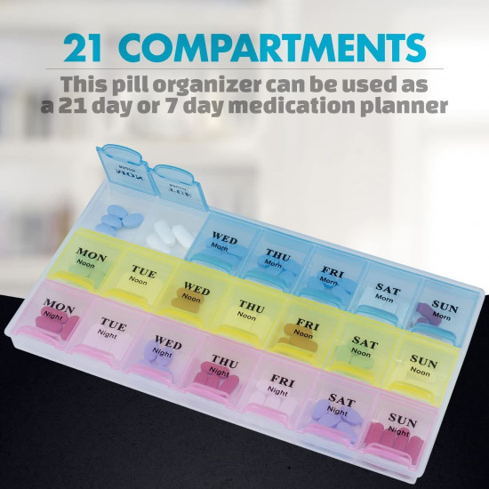 KAISI R529A 21 GRID STORAGE BOX FOR IC COMPONENTS 