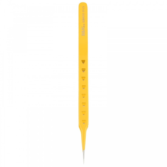 B&R BT-15 HIGH PRECISION HOLE DESIGN TWEEZER - STRAIGHT