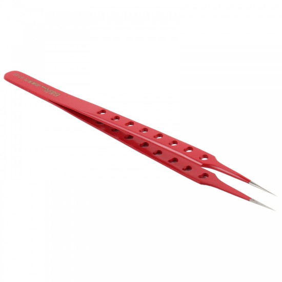 B&R BT-16 HIGH PRECISION HOLE DESIGN TWEEZER - STRAIGHT