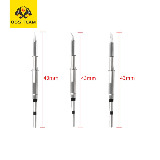 OSS TEAM C115-I / IS / K SOLDERING IRON TIPS COMPATIBLE WITH JBC SOLDERING STATION