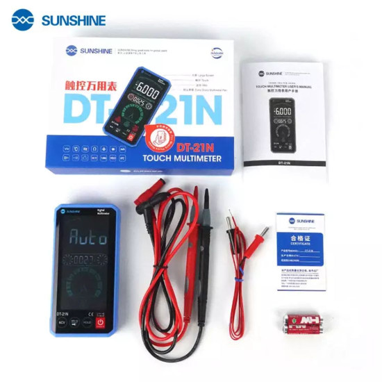 SUNSHINE DT-21N AC/DC TOUCH SCREEN DIGITAL MULTIMETER