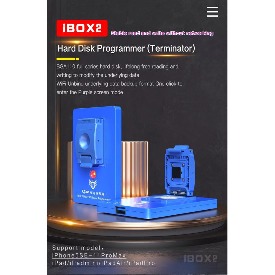 IBOX 2 BGA110 PCIE NAND DFU ULTIMATE PROGRAMMER