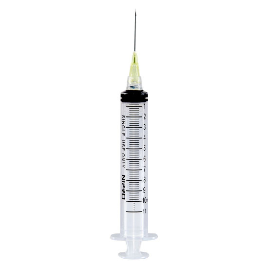 SYRINGE FOR SOLDER & FLUX PASTE STORAGE WITH NEEDLE - 10CC