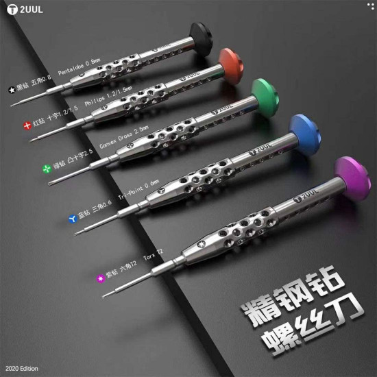 2UUL SCROO PREMIUM SCREWDRIVER SET - 5PCS 