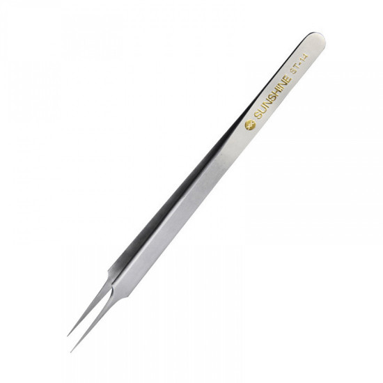 SUNSHINE ST-14 HARDEN POINTED STAINLESS STEEL TWEEZER