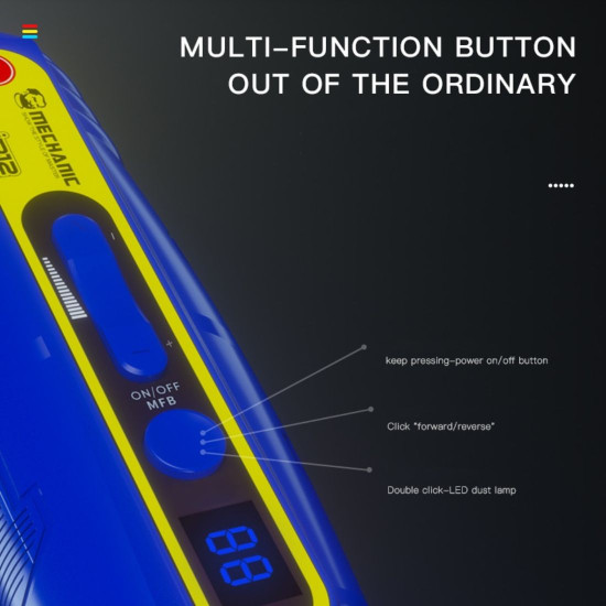 MECHANIC IR12 OCA GLUE REMOVER TOOL RECHARGEABLE WITH LCD SCREEN