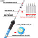 SOLDERING IRON 908 WITH TEMPERATURE CONTROLLER 60W WITH FREE 5 BITS