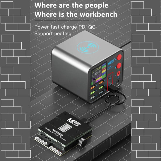 MAANT SL-1 GLUE MELTING BY MAGIC FURNACE FOR EMMC/CPU IC CHIP HEATING DE-GUMMING AND DE-TINNING