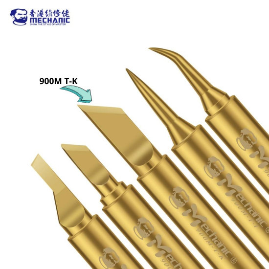 MECHANIC 900M T-K COPPER SOLDERING IRON TIPS - KNIFE