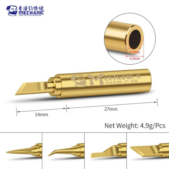 MECHANIC 900M T-K COPPER SOLDERING IRON TIPS - KNIFE