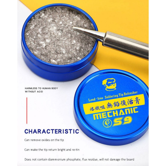 MECHANICAL S3 LEAD-FREE SOLDERING IRON TIP REFRESHER/CLEANING PASTE