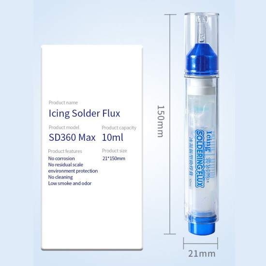 MECHANIC ICING SD360 MAX SOLDER FLUX PASTE - HALOGEN FREE