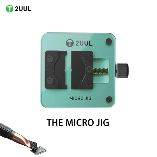 2UUL THE MICRO JIG IC FIXTURE WITH TEMPERED INSULATED GLASS FOR MOBILE PHONE MOTHERBOARD REPAIR