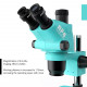 RF4 RF-6565TV TRINOCULAR STEREO MICROSCOPE WITH 6.5X TO 65X CONTINUOUS ZOOM