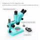 RF4 RF-6565TV TRINOCULAR STEREO MICROSCOPE WITH 6.5X TO 65X CONTINUOUS ZOOM