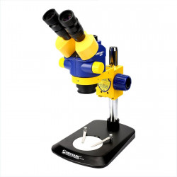 MECHANIC MC65T-B6 TRINOCULAR STEREO MICROSCOPE WITH 6X TO 55X CONTINUOUS ZOOM