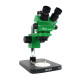 RELIFE RL-M5T-B1 TRINOCULAR STEREO MICROSCOPE - GREEN