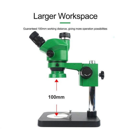 RELIFE RL-M5T-B1 TRINOCULAR STEREO MICROSCOPE - GREEN