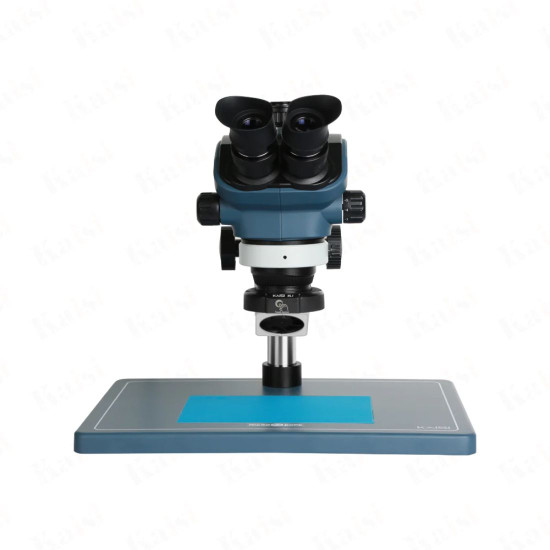 KAISI TX-350S 7X-50X STEREO 3D MICROSCOPE WITH EXHAUST FAN & BIG BASE FOR MOBILE PHONE PCB REPAIR