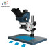 KAISI TX-350S 7X-50X STEREO 3D MICROSCOPE WITH EXHAUST FAN & BIG BASE FOR MOBILE PHONE PCB REPAIR