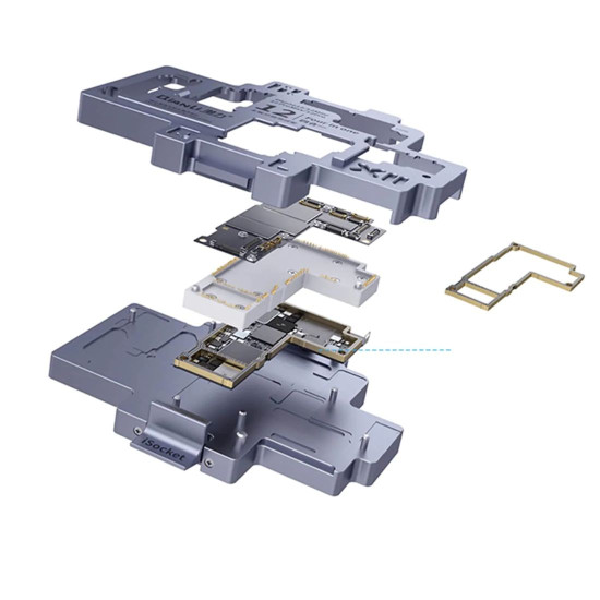 QIANLI TOOLPLUS ISOCKET 4IN1 IPHONE 12/12MINI/12PRO/12PROMAX BOARD TESTER FIXTURE