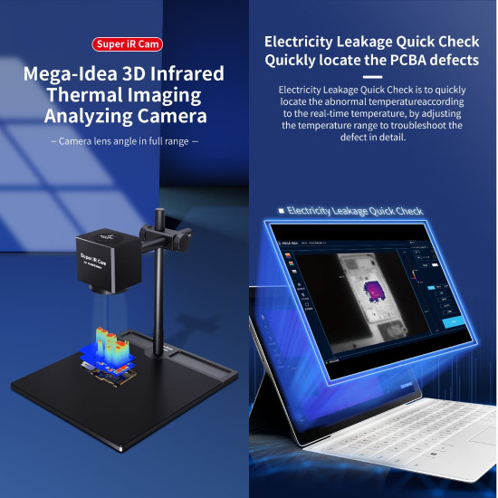 QIANLI MEGA-IDEA SUPER IR CAM 3D INFRARED THERMAL IMAGING TOOL FOR SHORT CIRCUIT DETECTION REPAIR