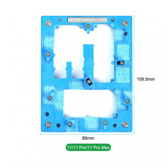 RELIFE RL-601U MODULAR PRECISION POSITIONING CLAMP IPHONE REPAIR MOTHERBOARD FIXTURE WITH BASE FOR IPX-12 SERIES