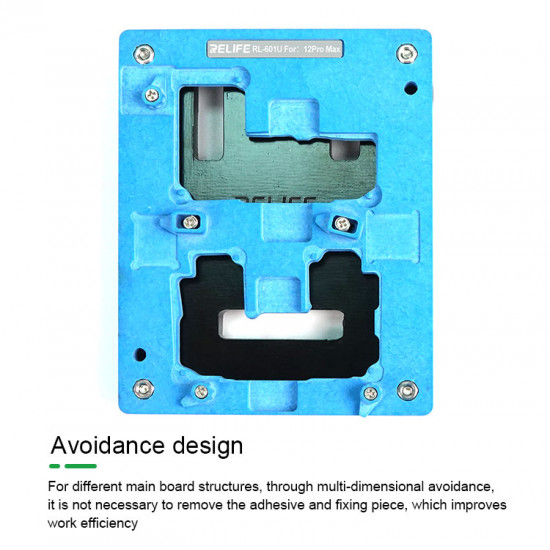 RELIFE RL-601U MODULAR PRECISION POSITIONING CLAMP IPHONE REPAIR MOTHERBOARD FIXTURE WITH BASE FOR IPX-12 SERIES